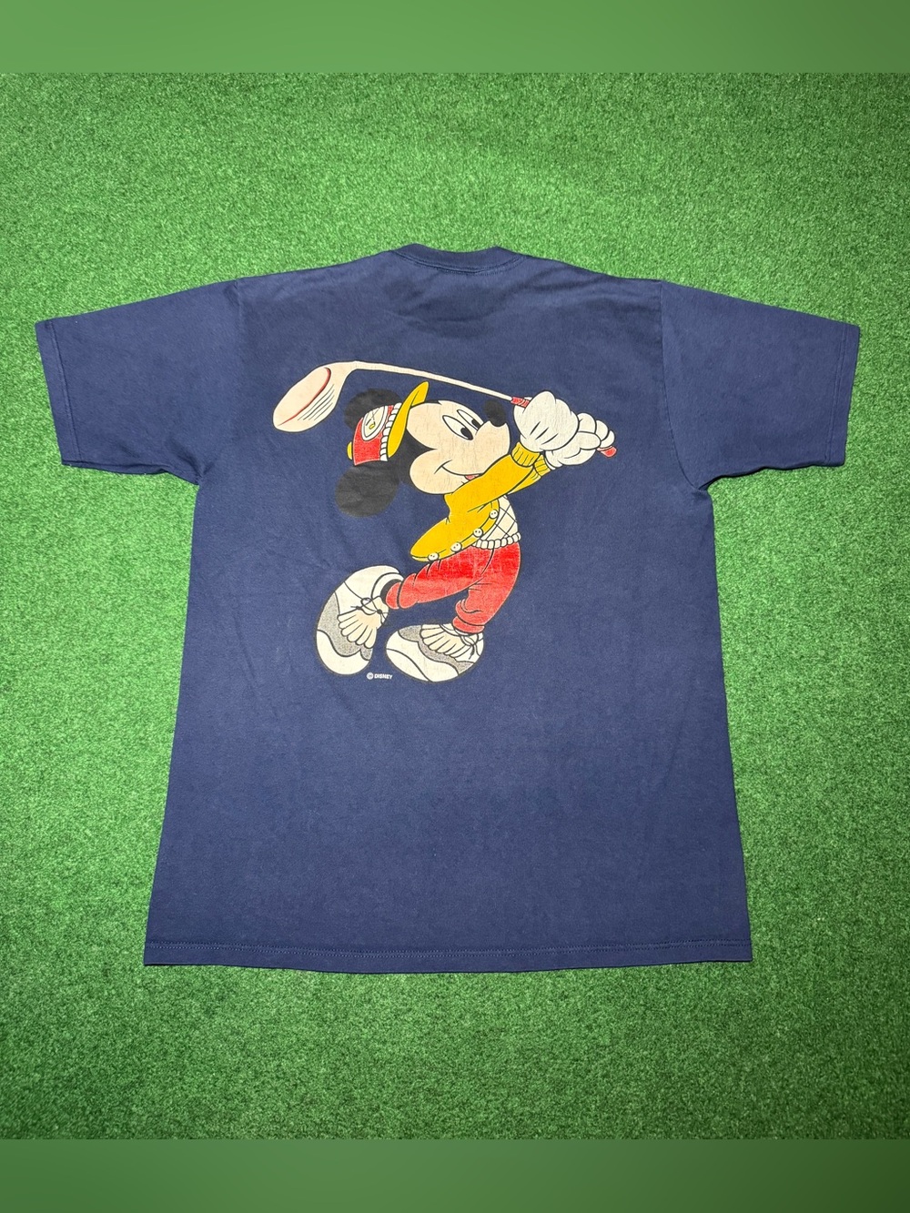 Mickey Golf Vintage Disney T Shirt Large 90s Golfer Graphic Cartoon Retro